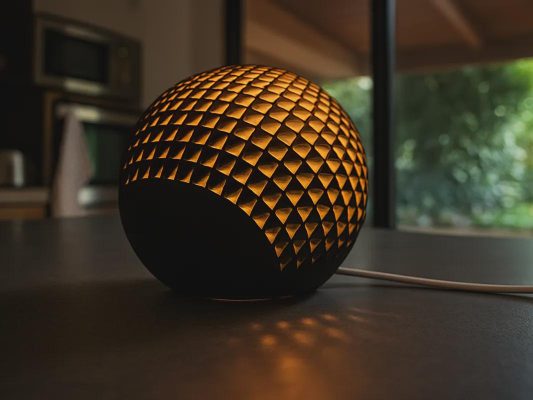 Spherical Ambient Lamp: Modern Orb Decor