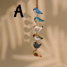 Handmade Wooden Bird Ornament - Artisan Decor